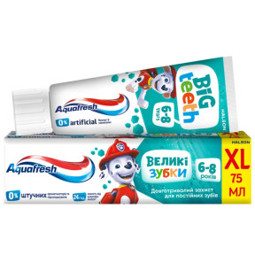 Зубна паста Aquafresh Big Teeth "Мої великі зубки" 6–8 років, 75 мл